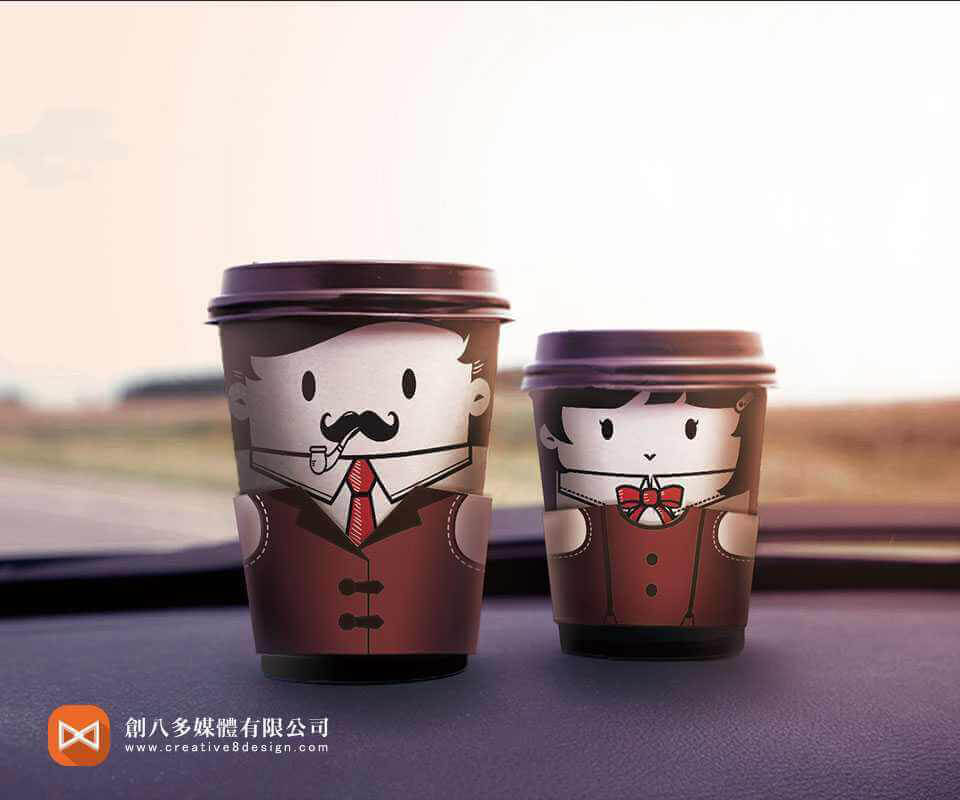 咖啡杯設計 - 包裝設計 案例