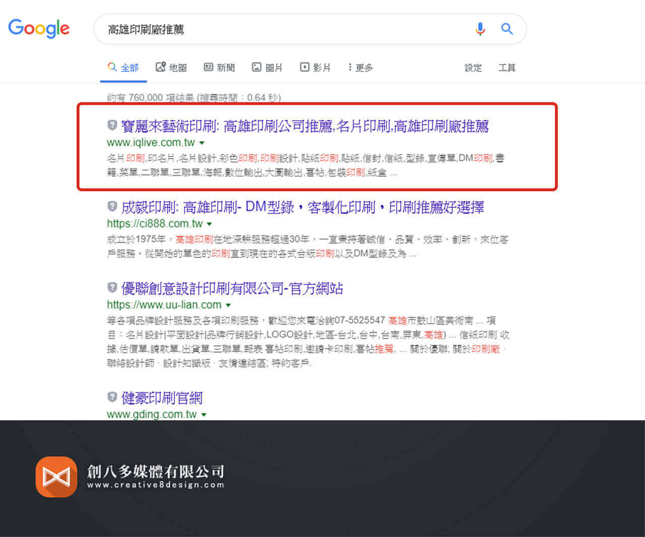 寶麗來藝術印刷(SEO案例) - 其他作品 案例
